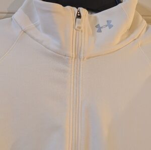 Women's Under Armour Ivory Cold Gear Quarter Zip Jacket XXL NWOT